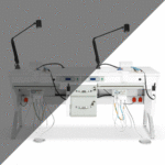 میز پری کلینیکی دو نفره