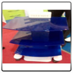 سرویتور شیشه اي چکاوک 3طبقه مدل G3